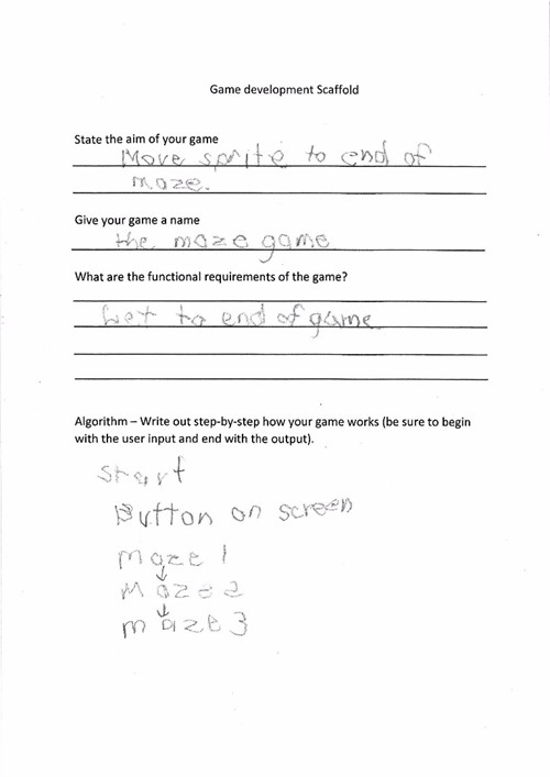 <p>Digital project: Scratch game</p>